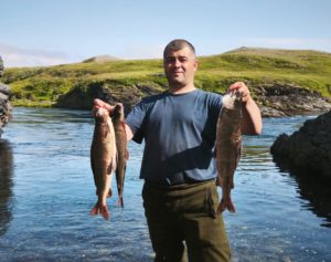 рыбалка на реке Нярма-Яха арктический голец улов Воркута