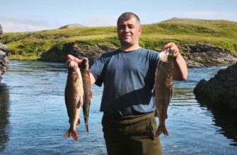 рыбалка на реке Нярма-Яха арктический голец улов Воркута